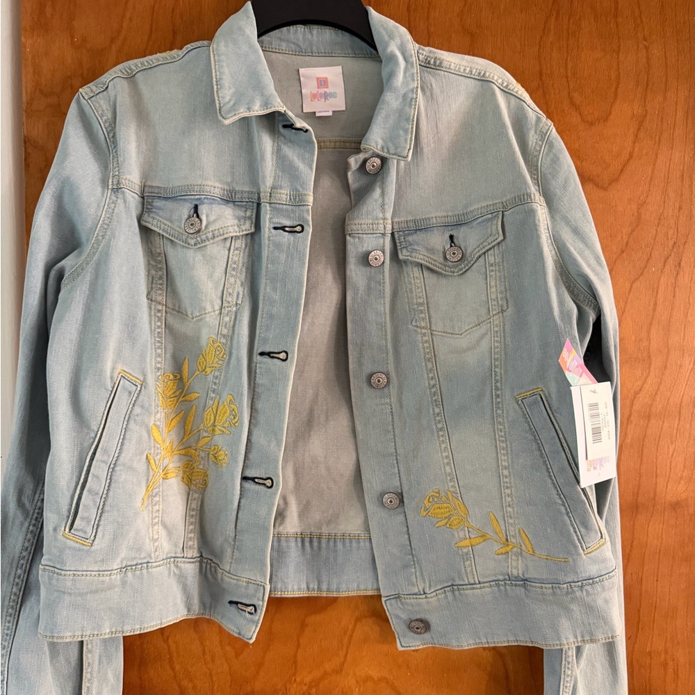 LuLaRoe Harvey Light Wash Denim Jacket